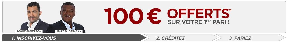bonus des sites de paris en ligne : 100€ Betclic